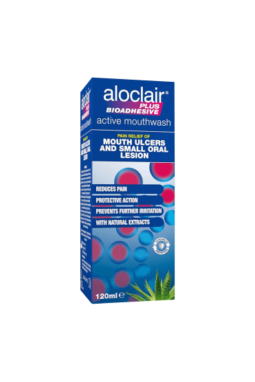 Aloclair Plus Mouthwash for Mouth Ulcers 120ml
