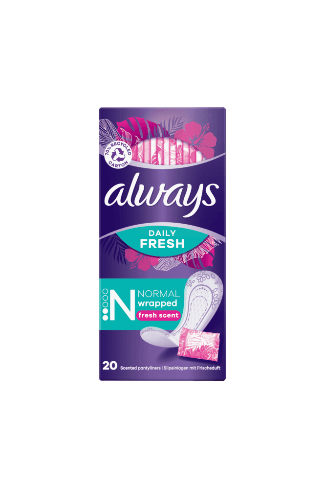 Always  Daily Pantyliners Normal Scented 20 Pantyliners