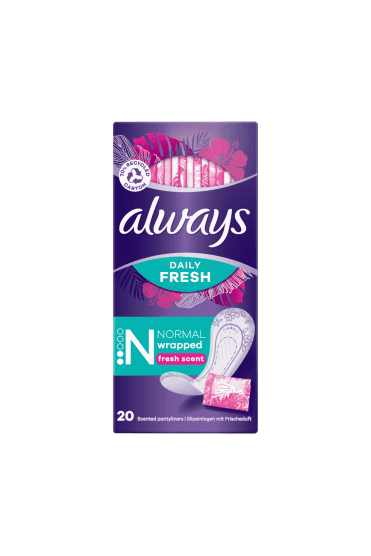Always Daily Pantyliners Normal Scented 20 Pantyliners