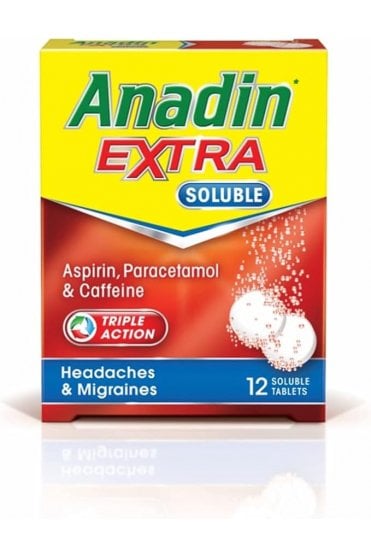 Anadin Extra Soluble 12 Tablets