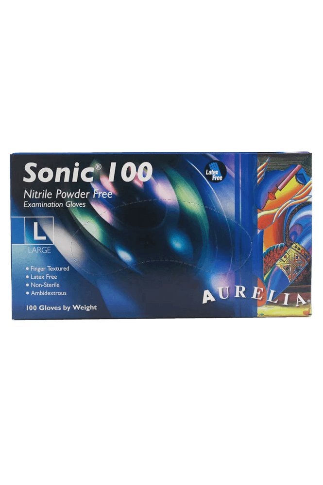 Aurelia Gloves  Nitrile Powder Free 100 Large Gloves