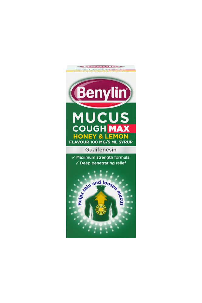 Benylin  Mucus Cough Max Honey & Lemon 300ml