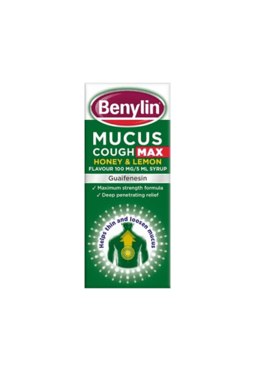 Benylin Mucus Cough Max Syrup Honey & Lemon 150ml