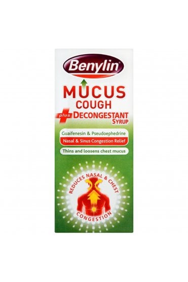 Benylin Mucus Cough Plus Decongestant Syrup 100ml
