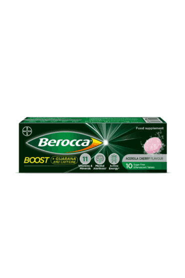 Berocca Berocca Boost Effervescent 10 Tablets Cherry - Sugar Free