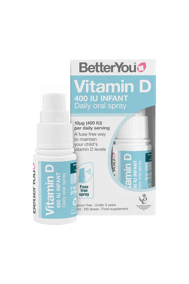 BetterYou  Vitamin D 400 IU Infant Daily Oral Spray 15ml
