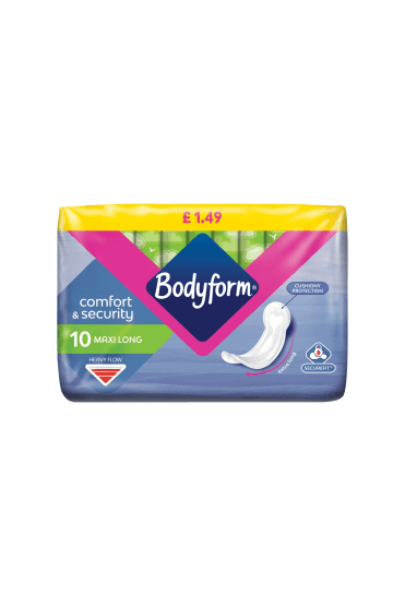 Bodyform Maxi Long 10 pack