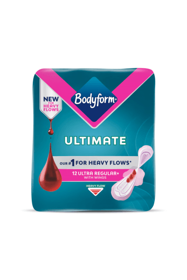 Bodyform Ultimate Period Pads 12 Ultra Regular with wings