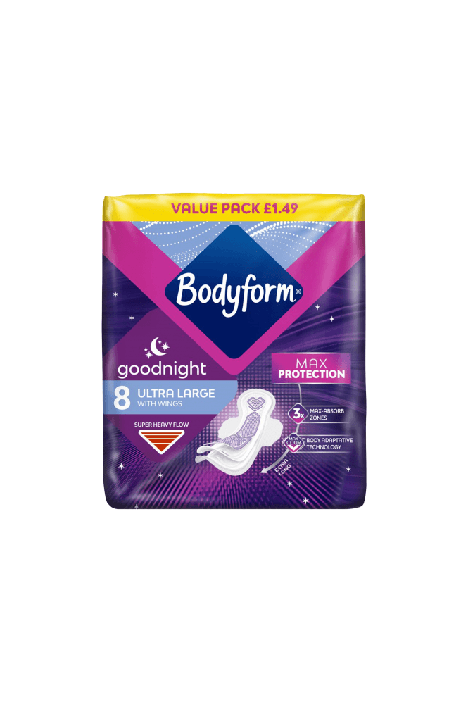 Bodyform  Ultra Large Towels Goodnight with Wings 8