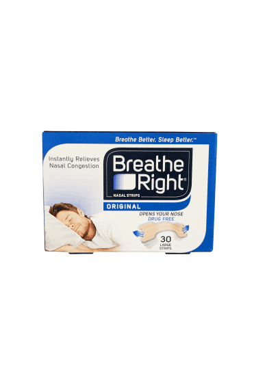 Breathe Right Nasal Strips - 30 Large Strips