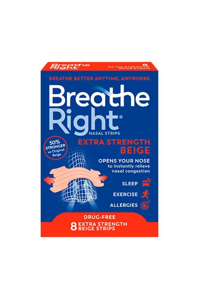 Breathe Right  Nasal Strips Extra Strength Beige 8 Strips