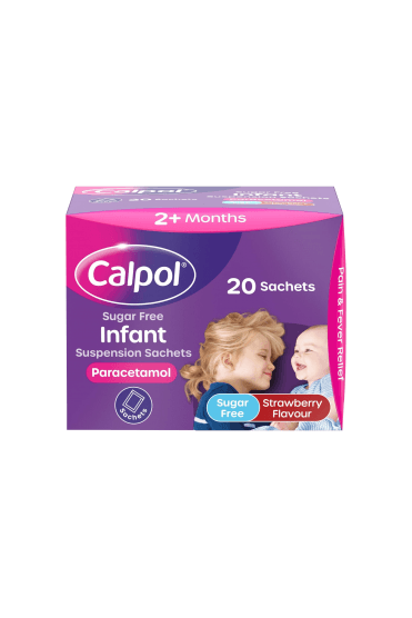 Calpol Infant 120mg/5ml oral suspension 5ml sachets S/F 20