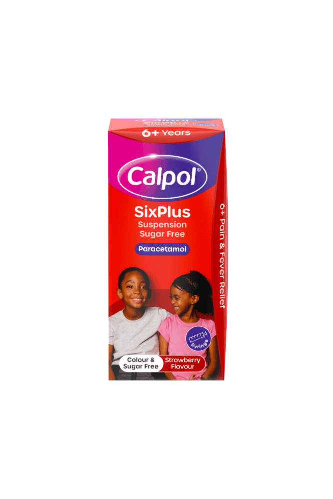Calpol  Six Plus 250mg/5ml oral suspension S/F 80ml 