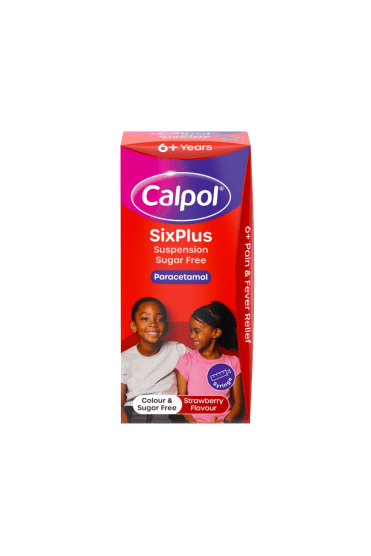Calpol Six Plus 250mg/5ml oral suspension S/F 80ml 