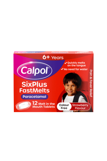 Calpol Six Plus Fastmelts - 12 Tablets
