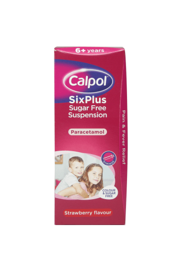 Calpol Strawberry Sugar Free Six Plus 200ml