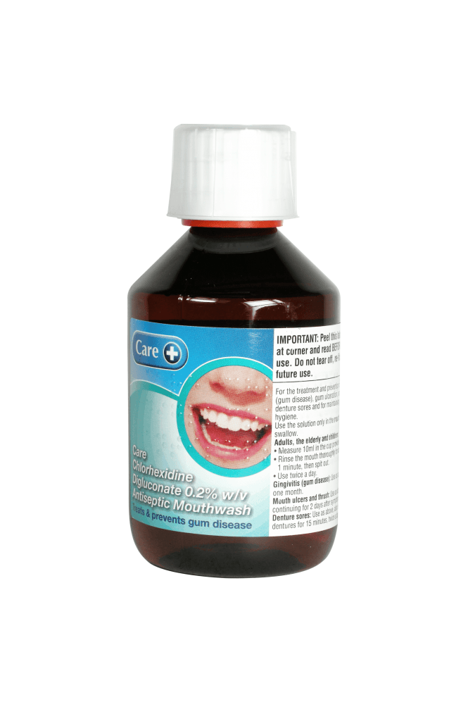 Care+ Care + Chlorhexidine Antiseptic Mouthwash 300ml