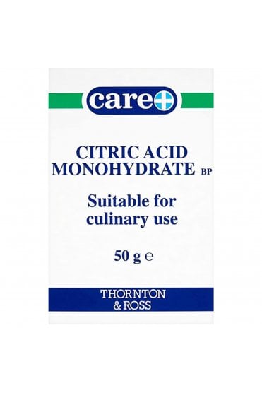 Care Citric Acid Monohydrate (Brands May Vary) 50g