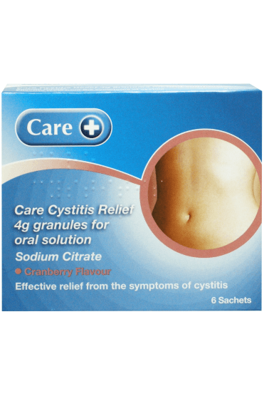 Care + Cystitis Relief Sachets 6 Sachets