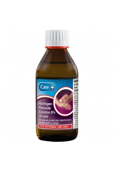 Care+ Care Hydrogen Peroxide Solution 9% 30 Vols (Brands May Vary) 200ml