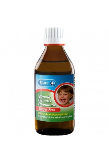 Care + Simple Linctus Paediatric Sugar Free (Brands May Vary) 200ml