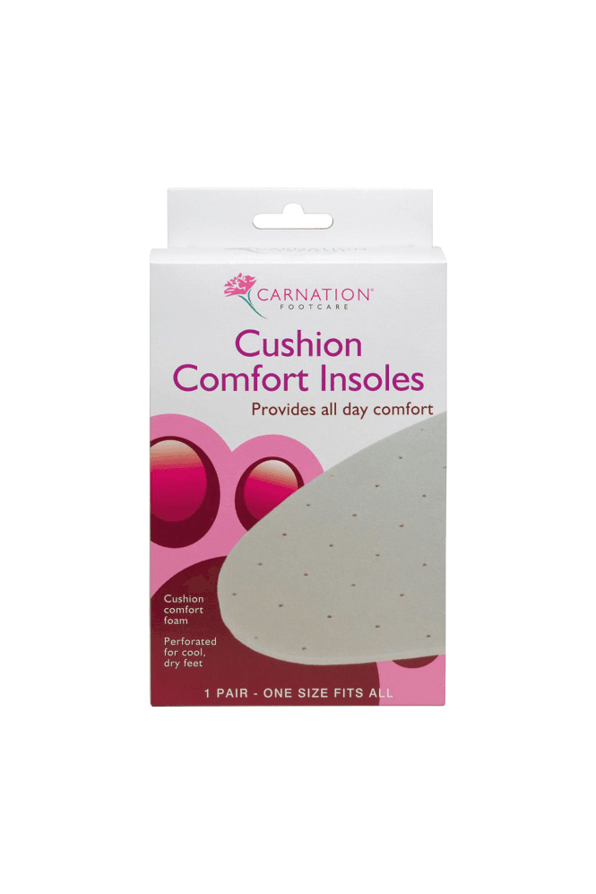 Carnation  Cushion Comfort Insoles 1 Pair