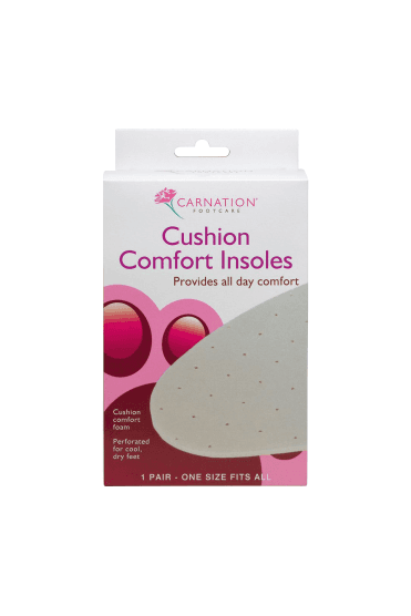 Carnation Cushion Comfort Insoles 1 Pair