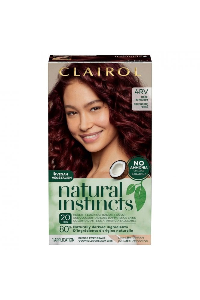 Clairol  - Natural Instincts - Dark Burgundy - 4RV