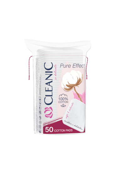 Cleanic Pads Pure Effect 50pcs Square