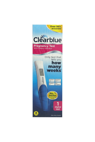 Clearblue Digital Pregnancy Test Kit with Weeks Indicator 1 Test