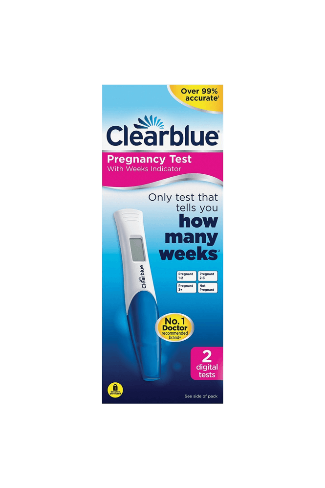 Clearblue  Digital Pregnancy Test with Weeks Indicator - Pack of 2