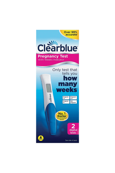 Clearblue Digital Pregnancy Test with Weeks Indicator - Pack of 2