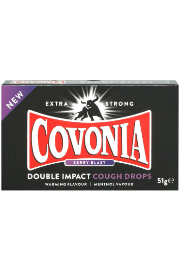 Covonia Double Action Cough Drops Berry Blast 51g