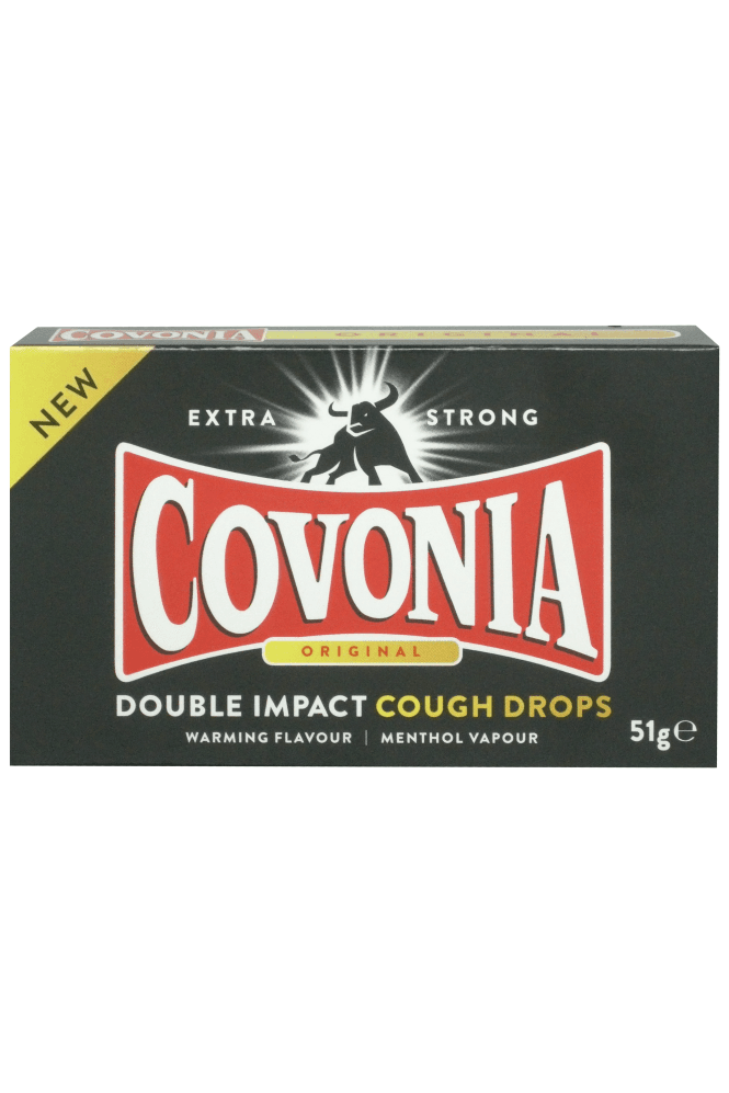 Covonia  Double Impact Cough Drops Original 51g