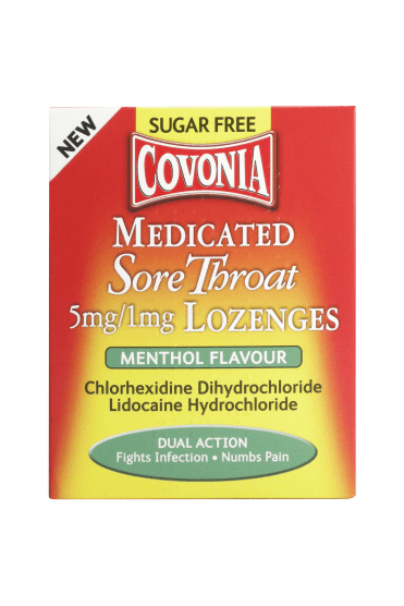 Covonia Covonia Medicated Sore Throat Sugar Free Menthol Flavour Lozenges 36 pack