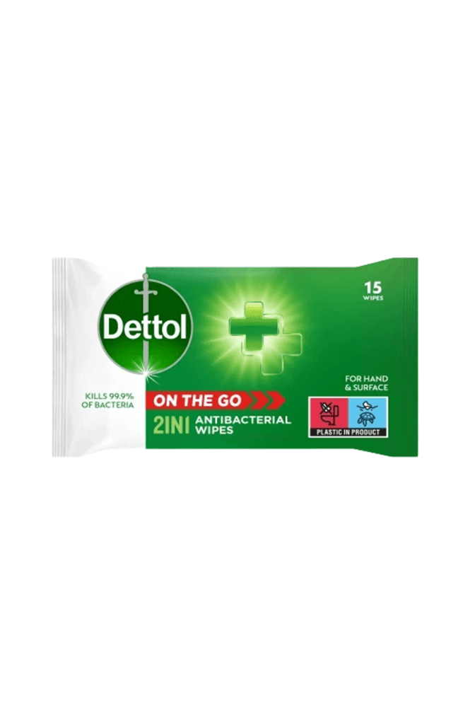 Dettol  2in1 Anti-Bacterial Wipes