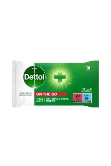 Dettol 2in1 Anti-Bacterial Wipes