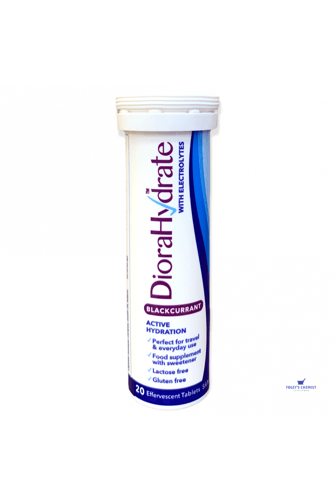 Diorahydrate  Blackcurrant Effervescent Tablets 20