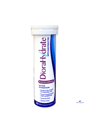 Diorahydrate Blackcurrant Effervescent Tablets 20
