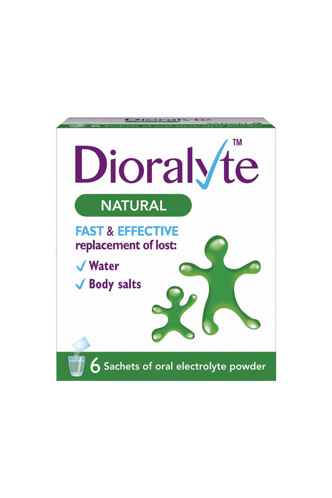 Dioralyte  Natural 6 Sachets