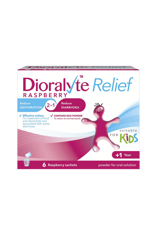 Dioralyte  Relief Raspberry 6 Sachets