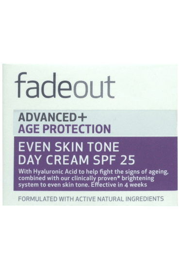 FadeOut Fade Out Advanced + Age Protection Even Skin Tone Day Cream SPF 25 50ml