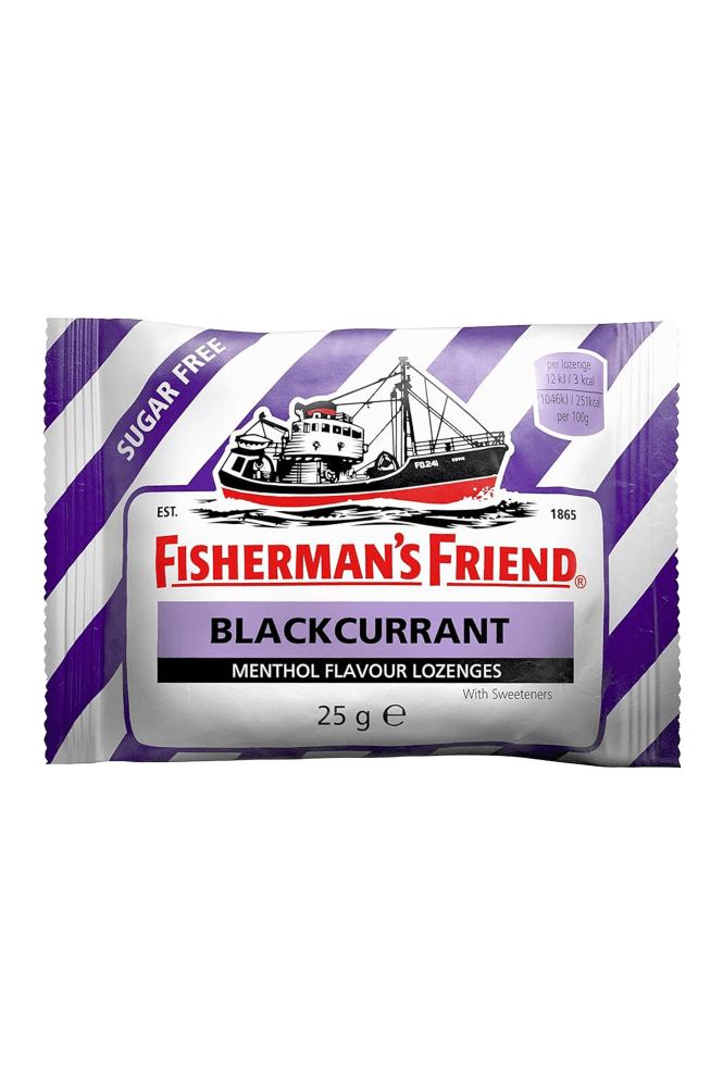 Fisherman's Friend  Blackcurrant Sugar Free lozenges 25g