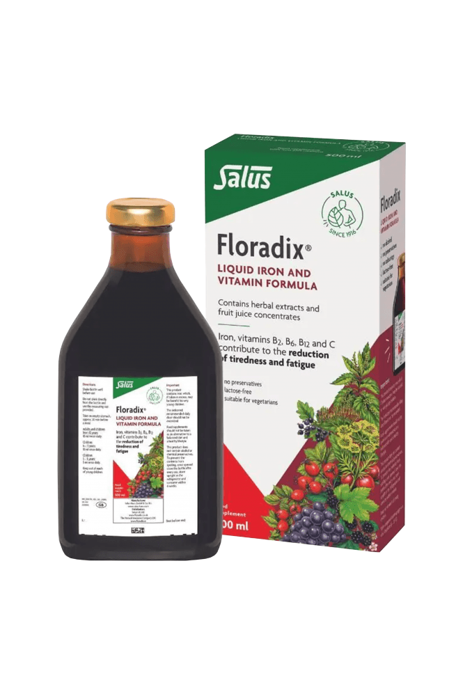 Floradix  Liquid Iron and Vitamin Formula Food Supplement 500ml