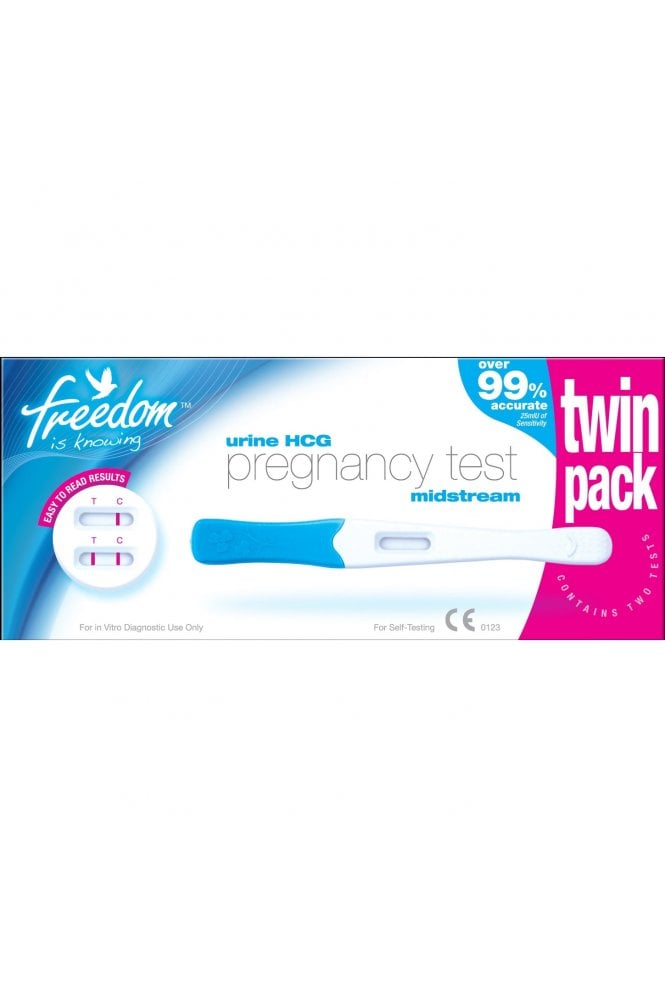 Freedom  Pregnancy Test Midstream Twin Pack