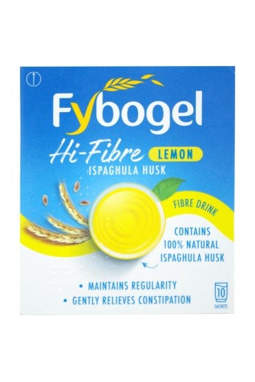 Fybogel Hi Fibre Lemon Flavour 10 Sachets