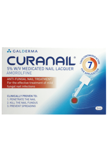 Galderma Curanail 5% W/V Medicated Nail Lacquer 3ml (Brand may vary)
