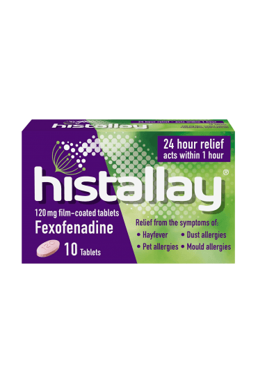 Histallay Fexofenadine 120mg OTC Tablets 10 (brand may vary)