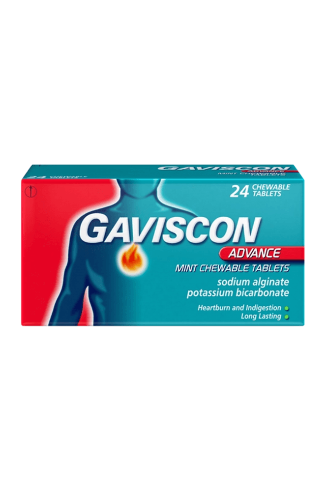 Gaviscon  Advance Chewable Mint 24 Tablets