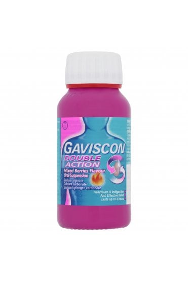 Gaviscon Double Action Liquid Mixed Berries Flavour 150ml 